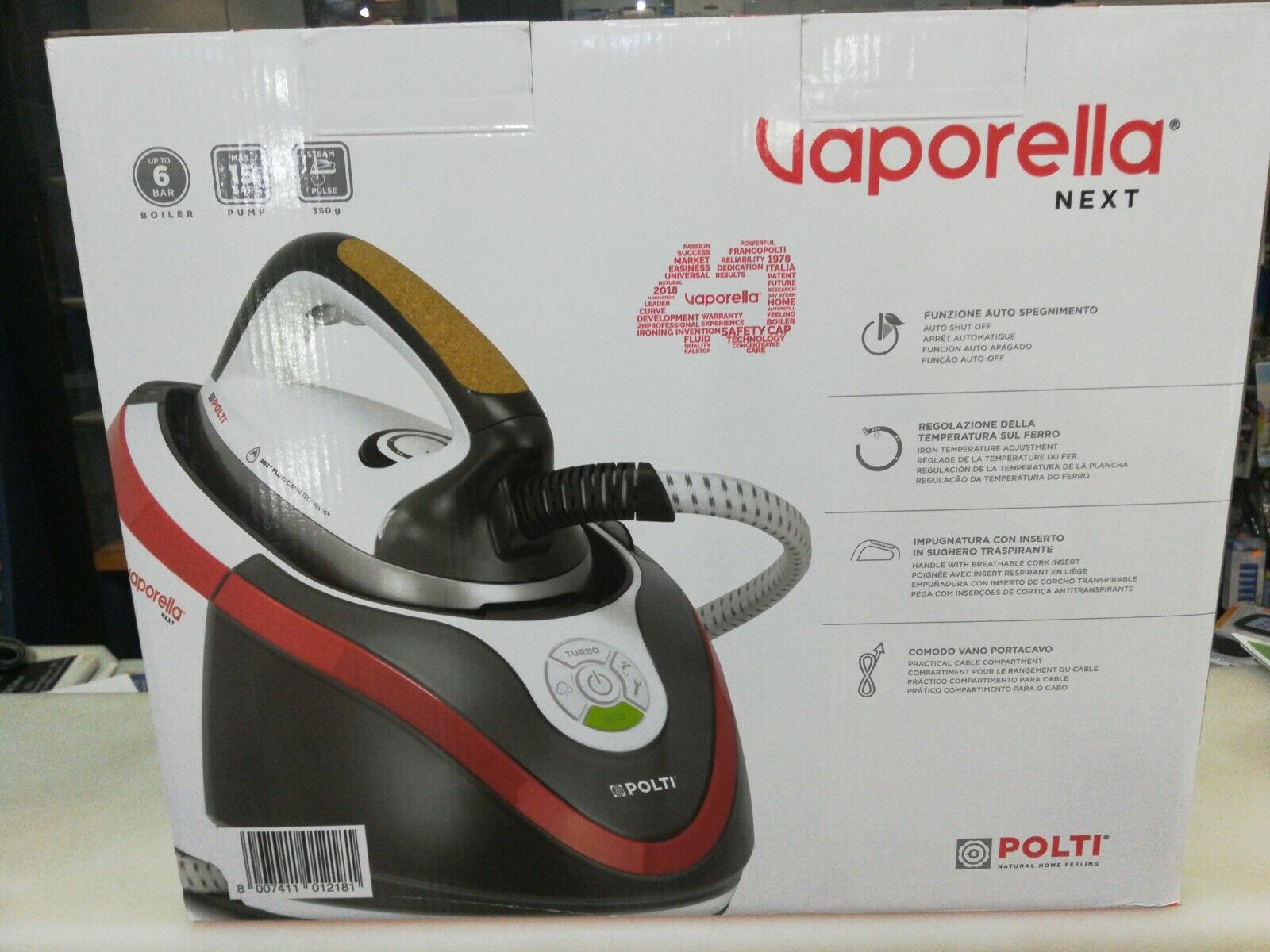 Ferro da stiro Polti Vaporella Next VN18.35 2400 W 6 bar 350 g/min PLEU0237