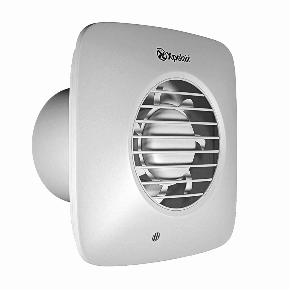 Xpelair Semplicemente Silenzioso 10.2cm Quadrato Cappa Aspirante con Timer E Da