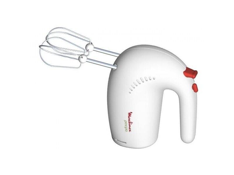 Moulinex Principio HM101045 160W Sbattitore con 3 Velocità 19x20x10 cm