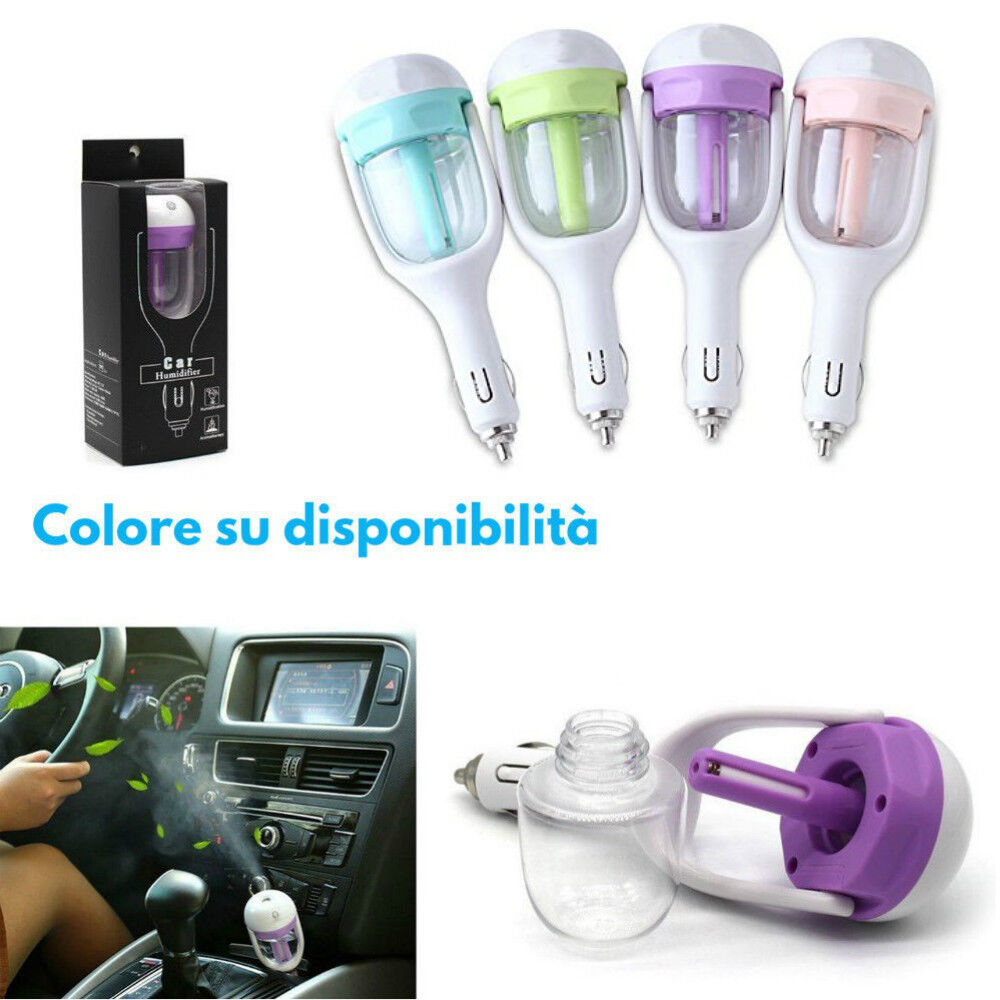 12V Umidificatore  Vaporizzatore Olio Essenziale Diffusore Aroma Per Auto USB