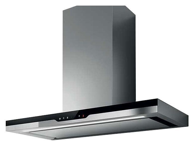 Elica METEORITE IX/A/90 Cappa parete cm. 90 inox + vetro nero