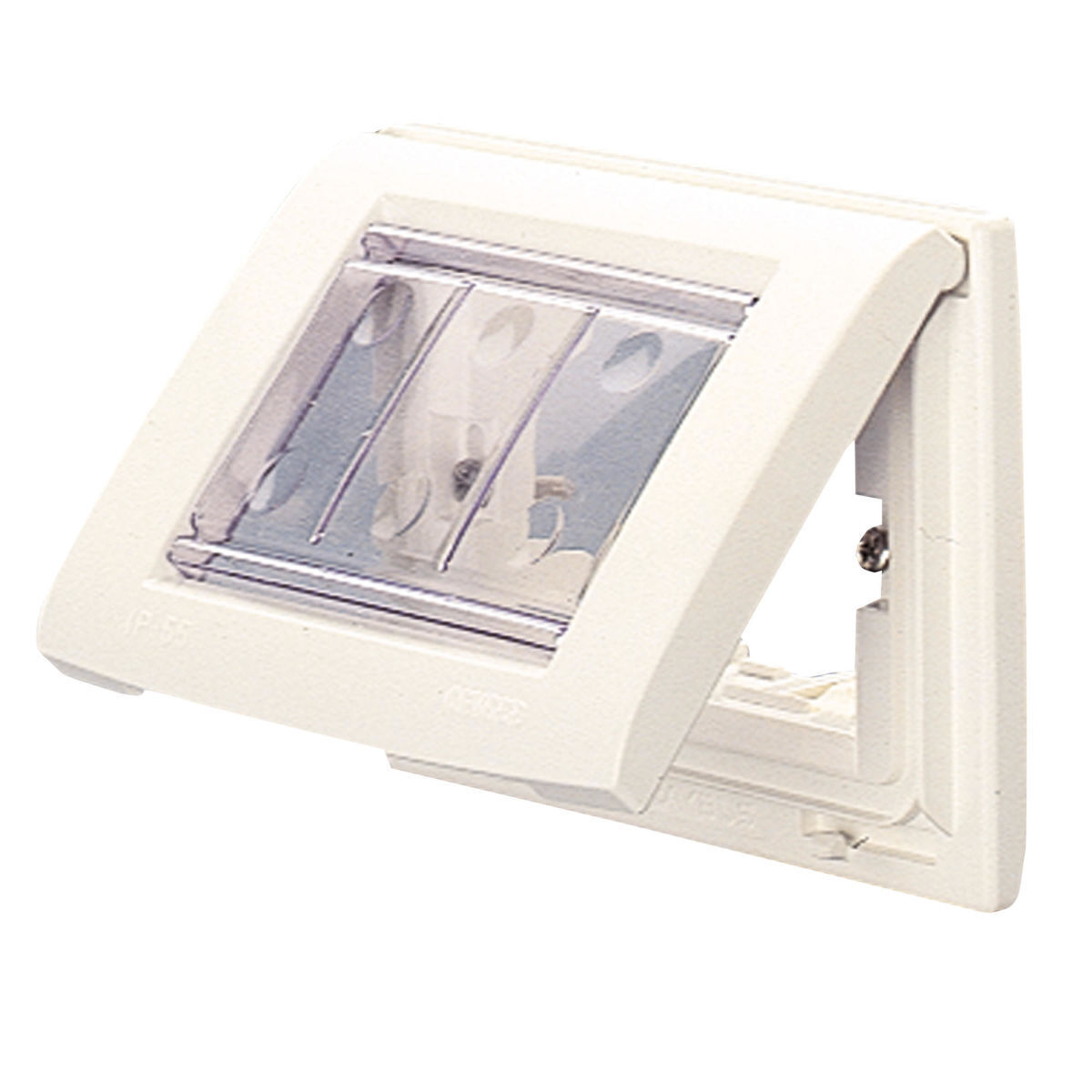 GEWISS GW32462 PLACCA STAGNA AUTOPORTANTE IP55 - 3 POSTI GRIGIO