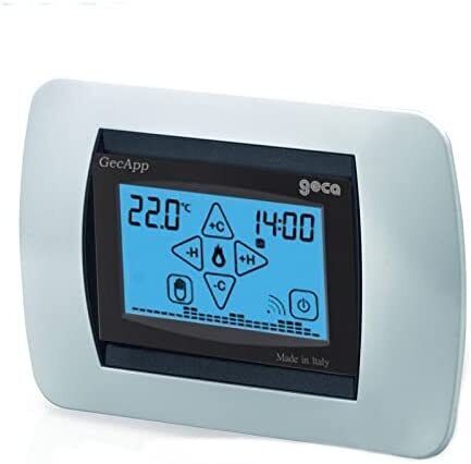 Geca 3.529.2385 Cronotermostato Touch Screen Geen Wifi Antracite 230V Comandabil