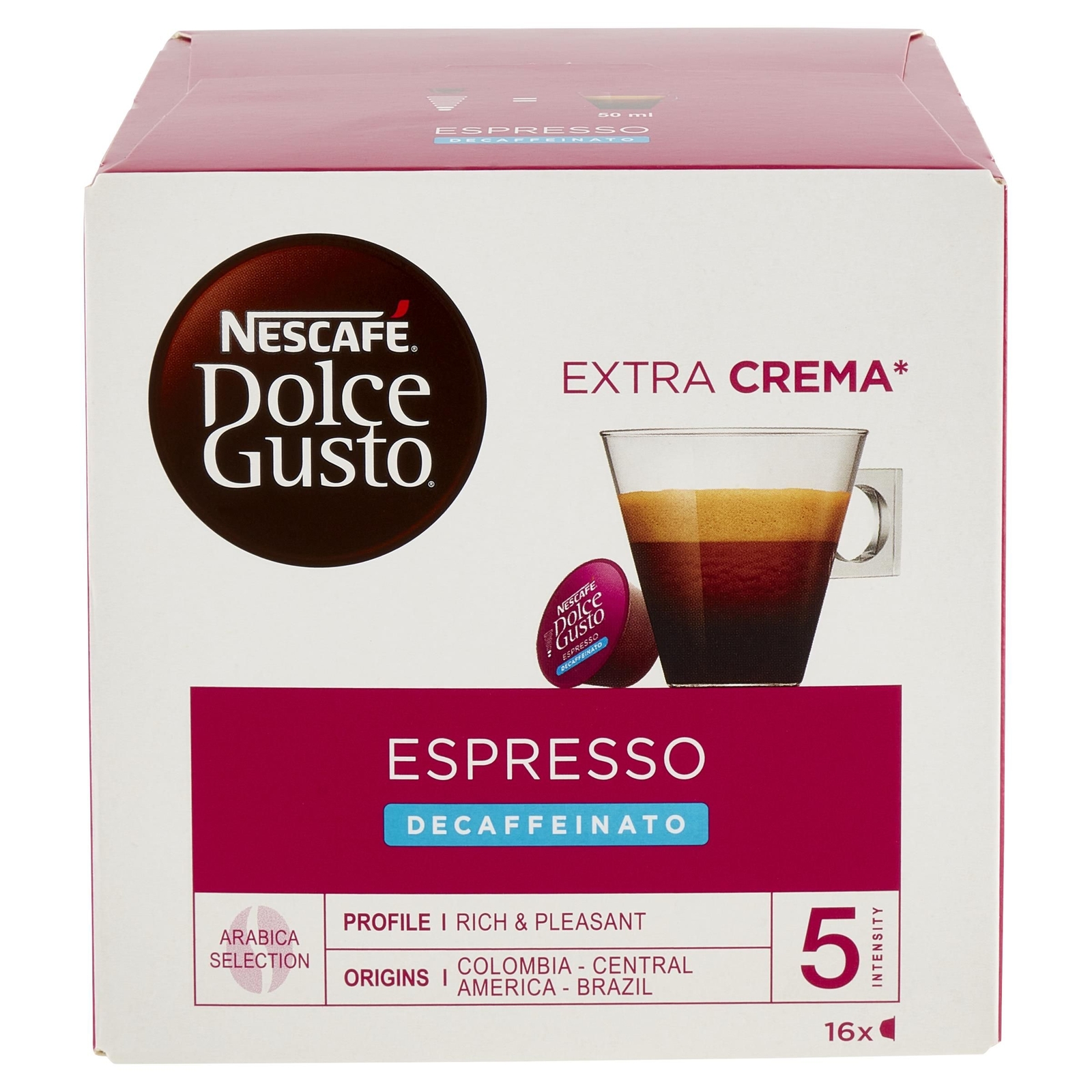 Nescafe' Capsule Dolce Gusto Espresso Decaffeinato 12523866