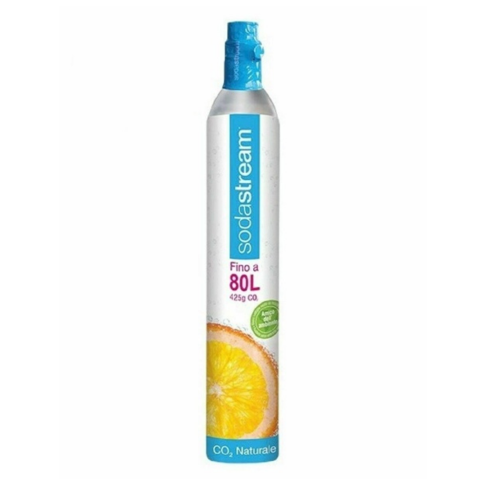 SODASTREAM BOMBOLA CILINDRO ACQUA GASATA FRIZZANTE GAS CO2 425g CON LICENZA USO