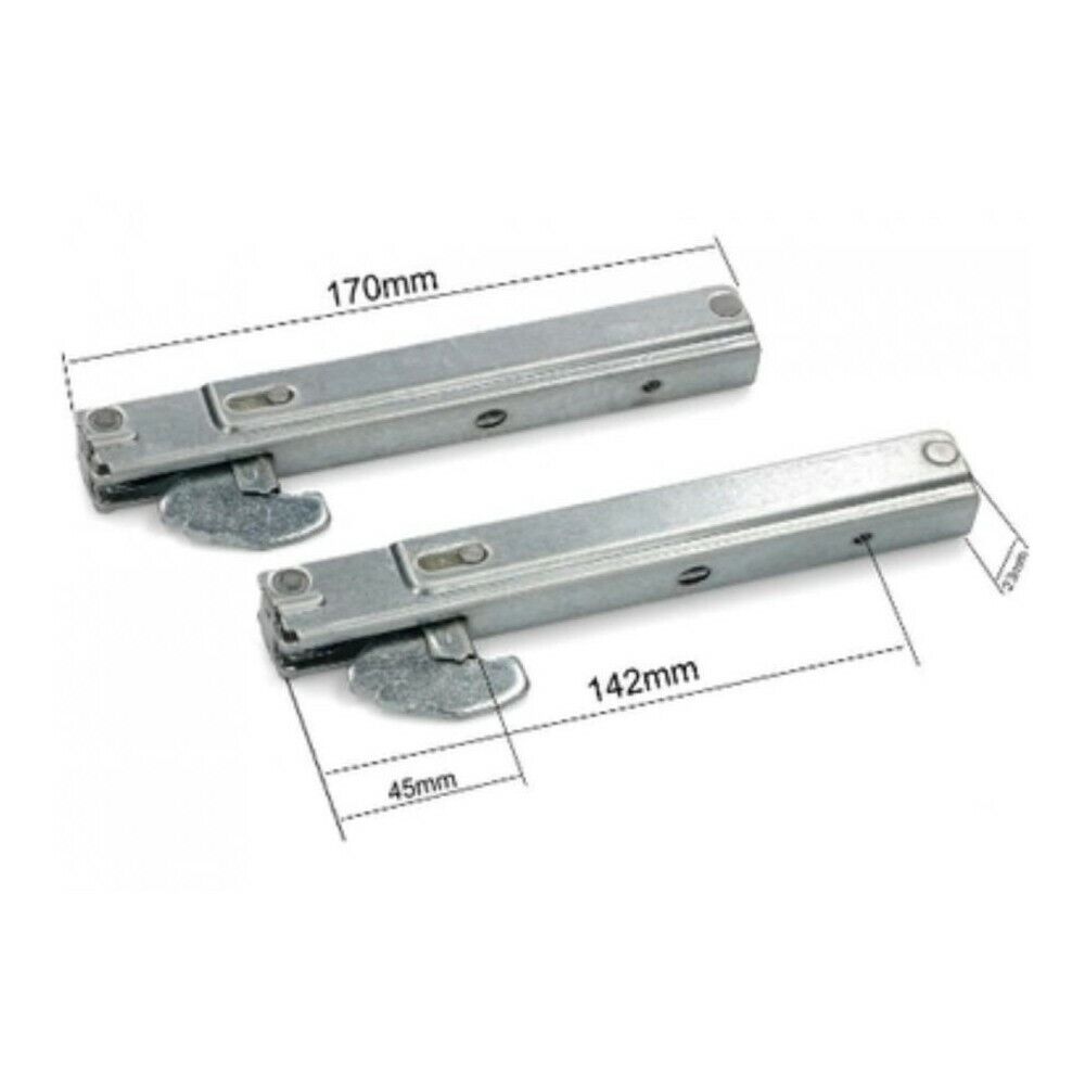 KIT 2PZ COPPIA CERNIERA PORTA FORNO INCASSO CUCINA NARDI SAMET