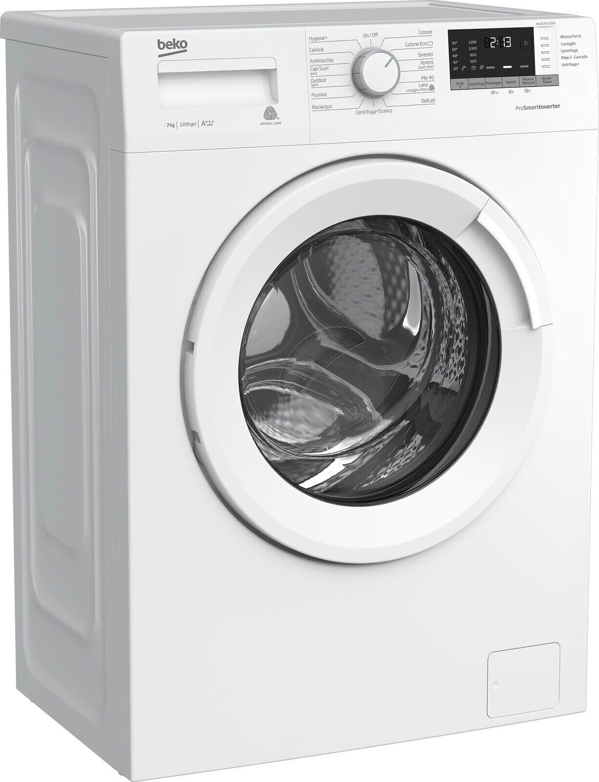Beko WUX71232WI Bianca 7kg Lavatrice