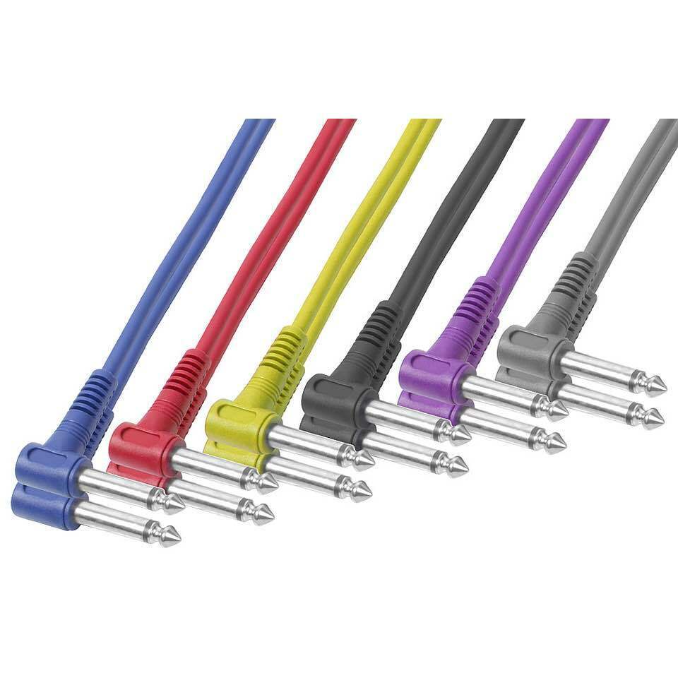 POWER DYNAMICS CONNEX CX96-05 PATCH CABLE 6PCS- 0,5M MONO CAVI - BOBINE - CIABAT