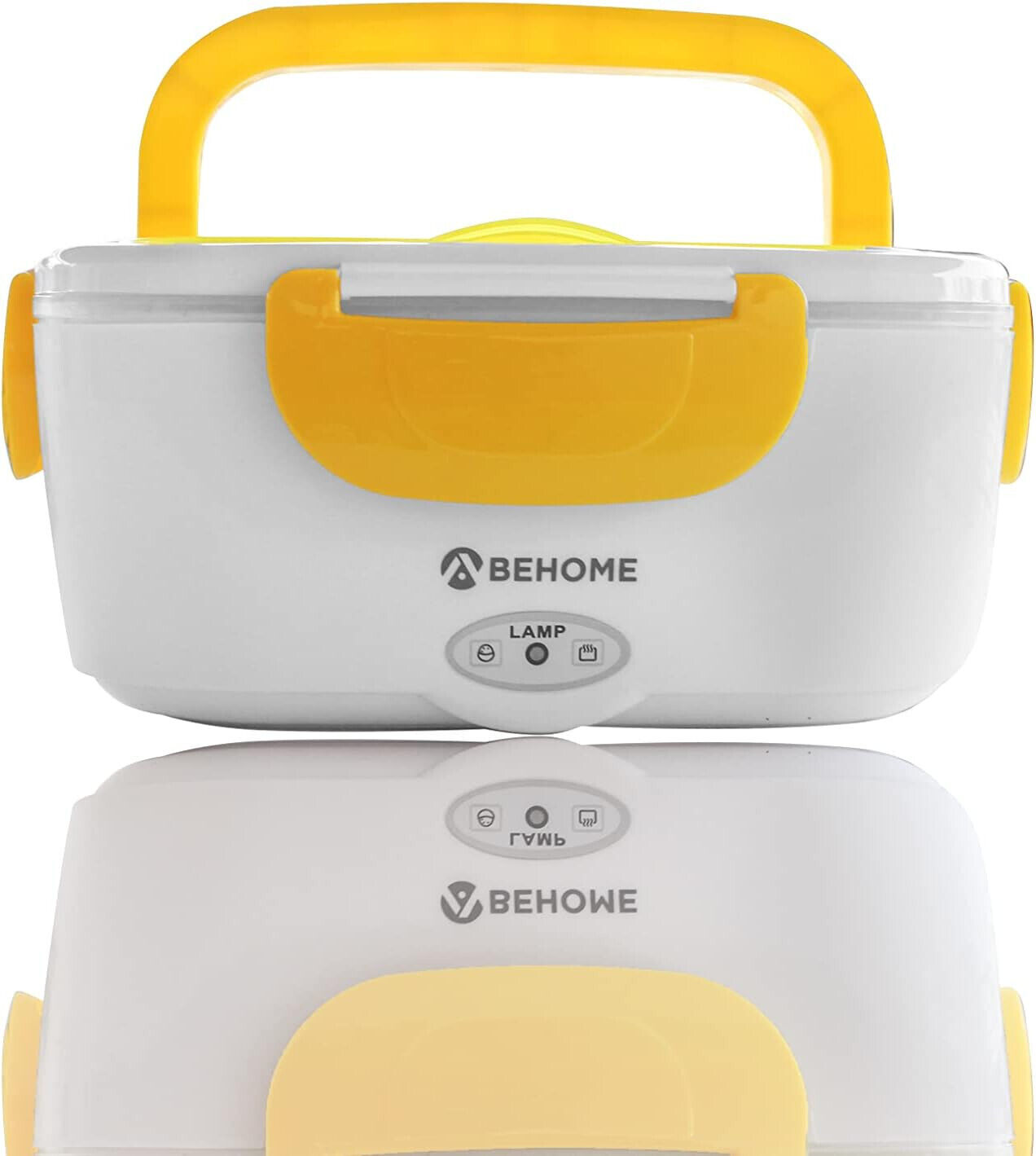 Scaldavivande Elettrico Portatile 2 Contenitori Posate Removibili lunch BEHOME