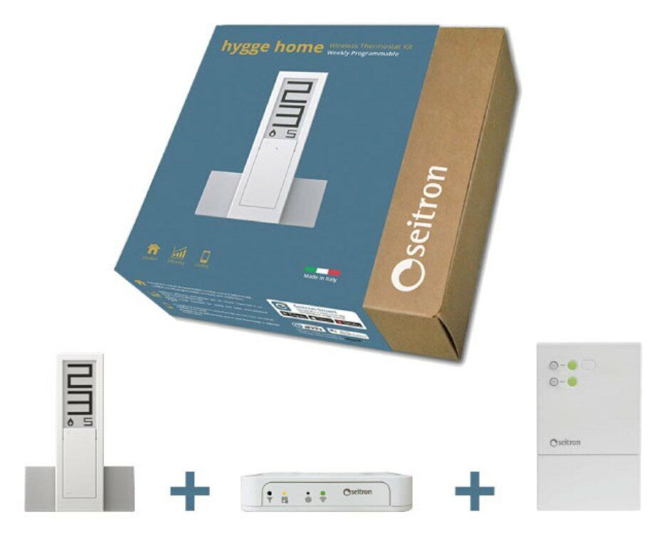 CRONOTERMOSTATO SEITRON WIFI SETTIMANALE HIGGE HOME