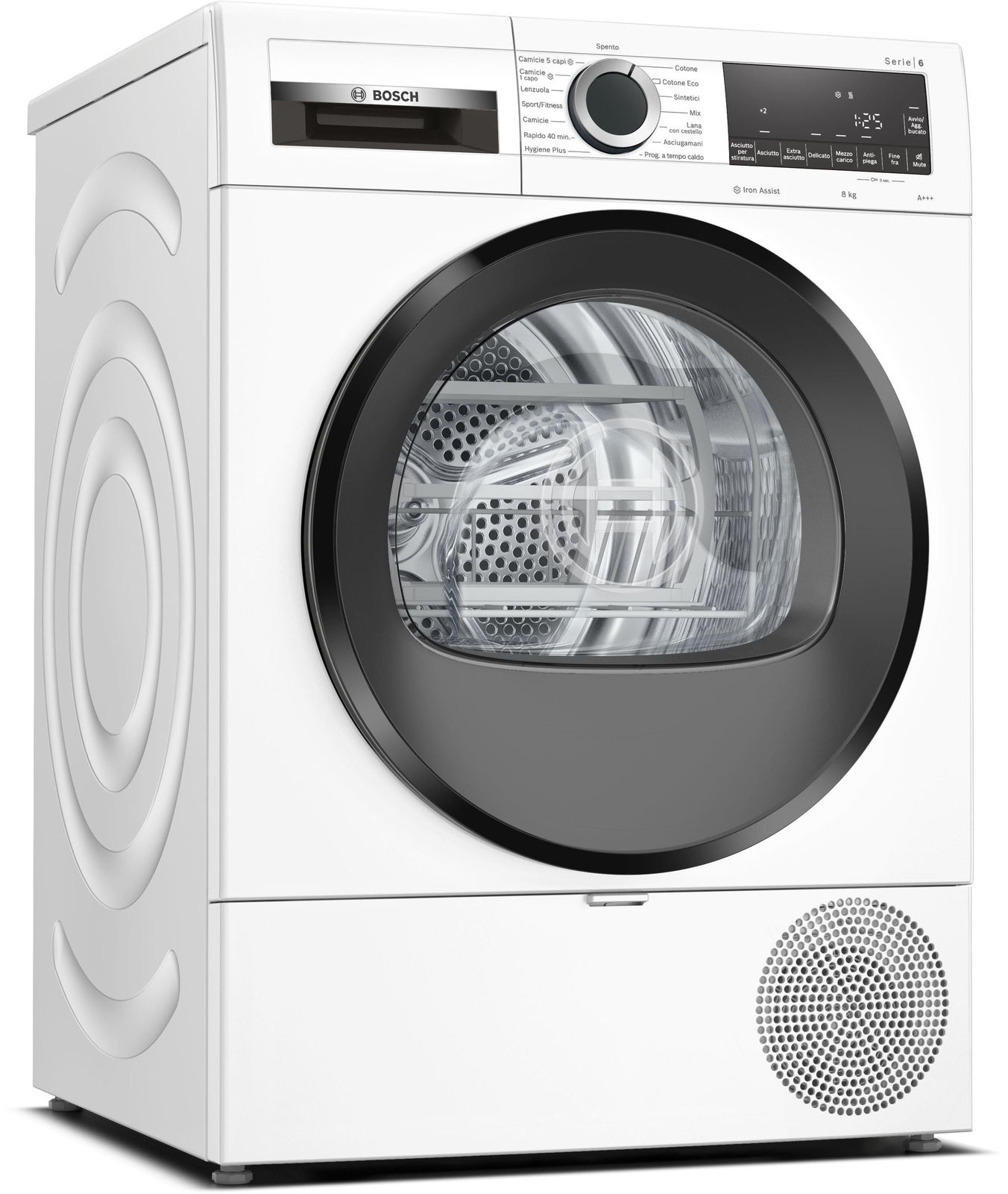 Bosch Serie 6 Asciugatrice A Pompa Di Calore 8Kg Classe Energetica A Con Filtro