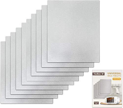 YanBan 10 Pezzi Sostituzione WaveGuide Cover Mica Piatti Piatti Forno a (O3a)
