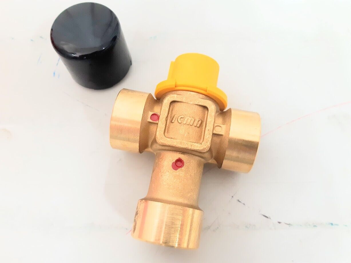 VALVOLA DEVIATRICE TERMOSTATICA ICMA 3/4" TARATURA 45°