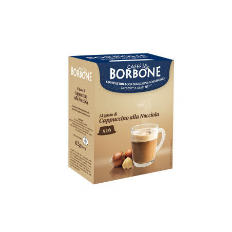 Caffe Borbone Nocciolino Confezione 16 Capsule Caffe Compatibili A Modo Mio