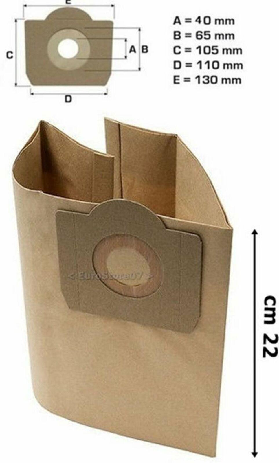 5 SACCHI SACCHETTI ASPIRAPOLVERE ROWENTA BIDONE MULTICRAFT  BULLY   RW 15