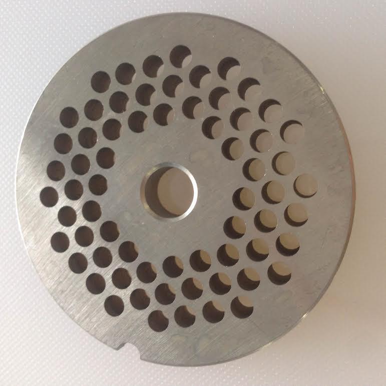 Piastra TC 12 Reber diametro 4,5 mm acciaio per tritacarne elettrico - Rotex