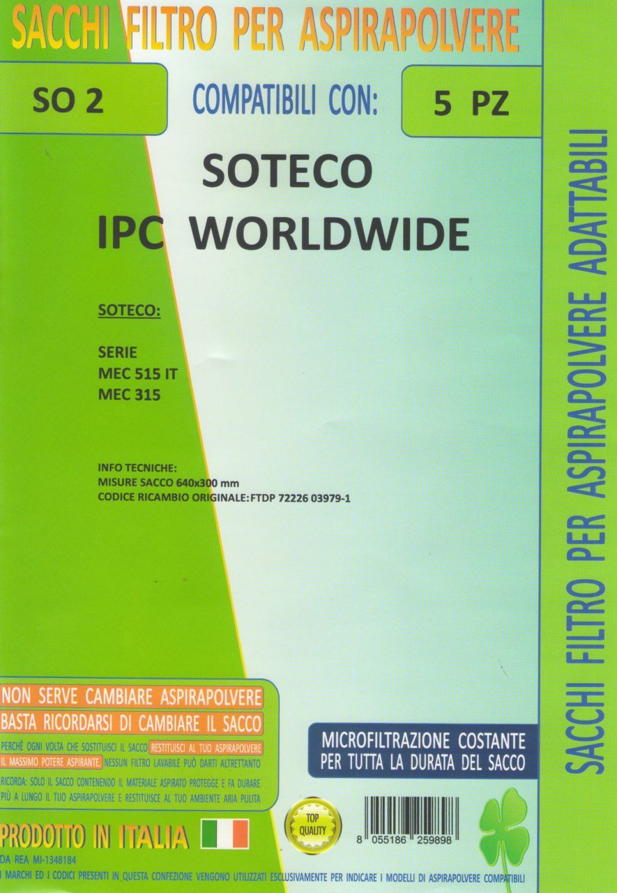 SO2 Conf. 5PZ SACCHETTI SOTECO IPC WORLDWIDE MEC 515 IT MEC 315