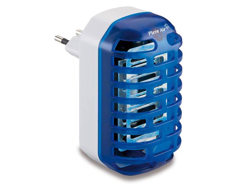 Zanzariera elettrica attacco a PRESA lampade a LED Blu' fulmina insetti zanzare