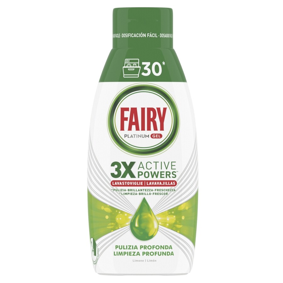 Fairy Gel Lavastoviglie 600 Ml. Platinum Limone