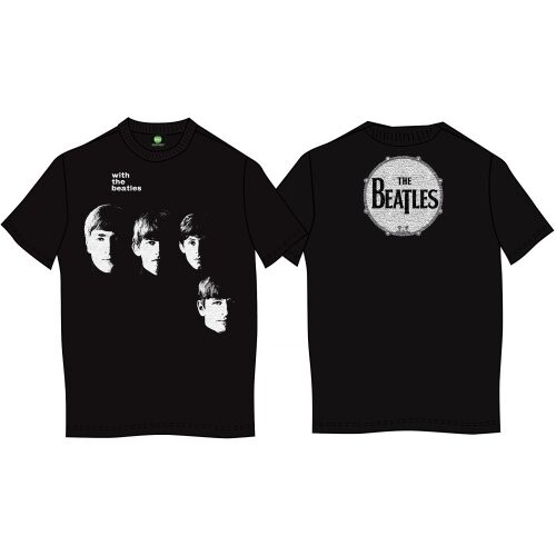 Abbigliamento Beatles (The): With Beatles (The) Black (T-Shirt Unisex Tg. S)