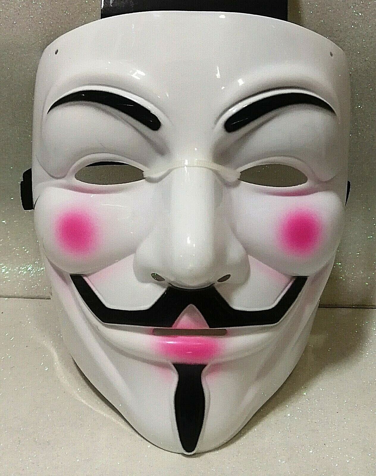 CARNEVALE HALLOWEEN MASCHERA ANONYMOUS V PER VENDETTA INDIGNADOS MASK COSPLAY