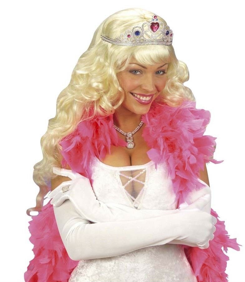 WIDMANN CARNEVALE HALLOWEEN GUANTI BIANCHI IN COTONE DA TRAVESTIMENTO 60 cm DC37