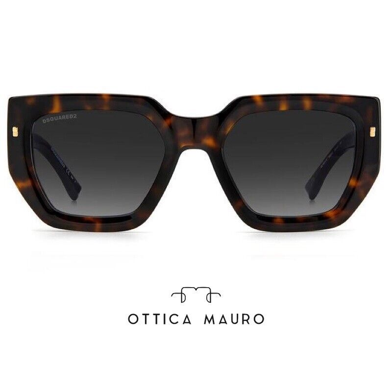 DSQUARED D2 0031/S 086-HAVANA OCCHIALE DA SOLE UNISEX LOGO DSQ2 ASTA