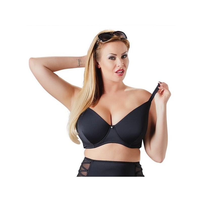 REGGISENO NERO FERRETTO PREZIOSO SCINTILLANTE SEXY TG.95F 22128541921