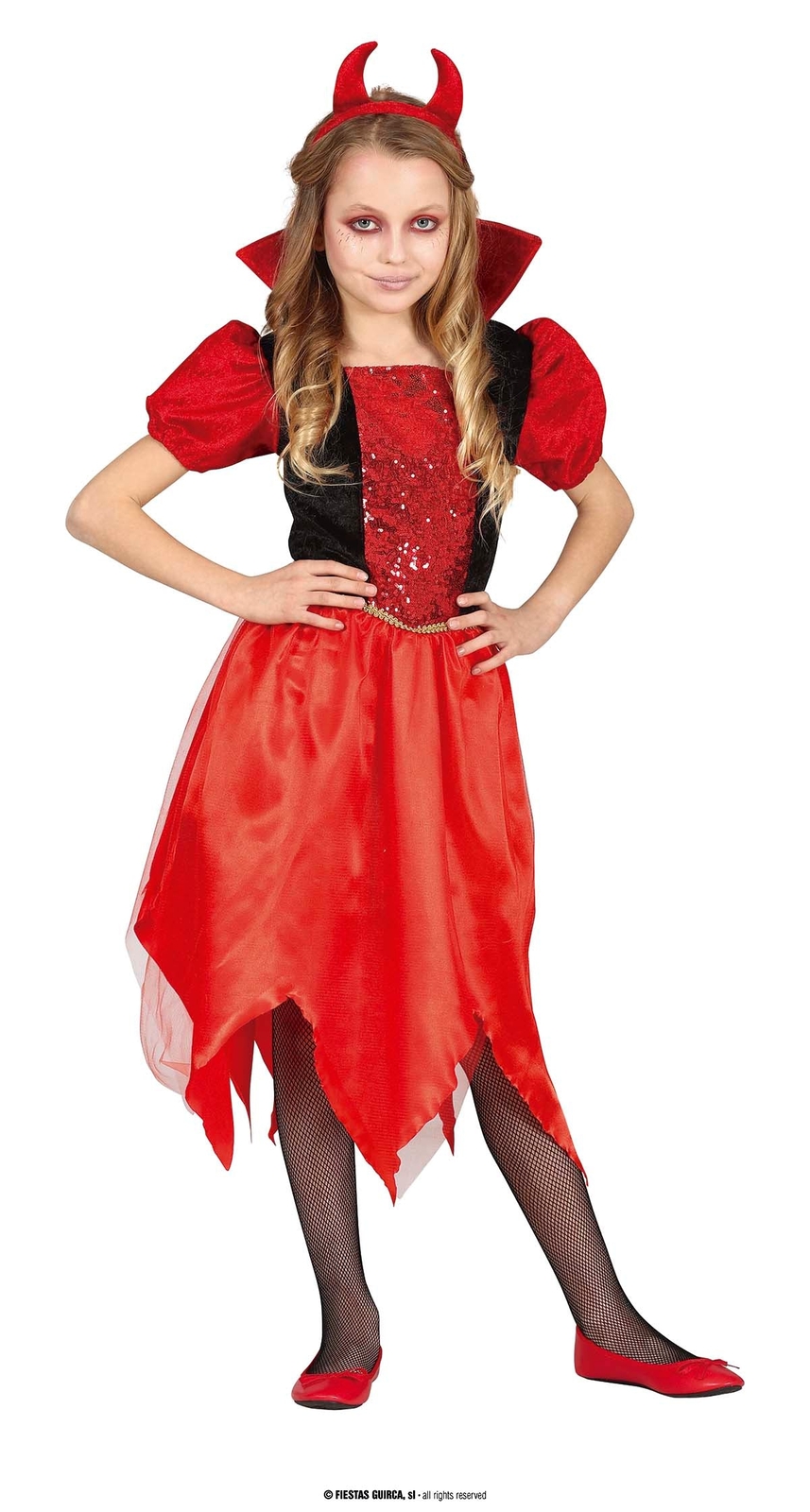 COSTUME DIAVOLESSA DEMONIA 10-12 ANNI