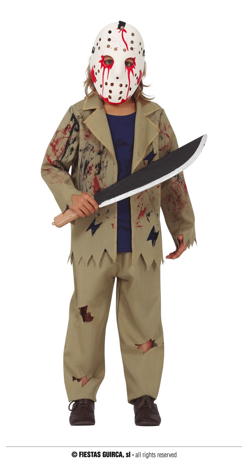 COSTUME JASON LO SQUARTATORE 10-12 ANNI