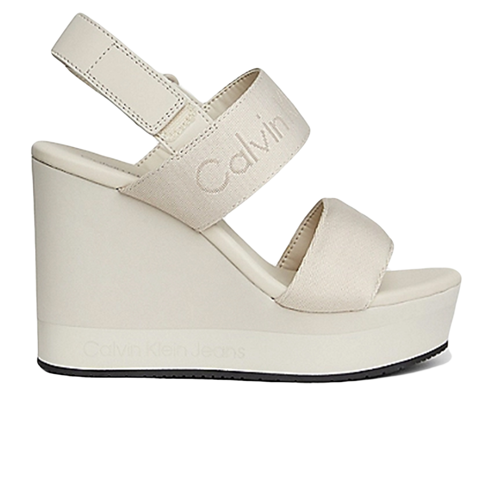 SANDALI CALVIN KLEIN JEANS WEDGE TG 40 COD YW0YW013600F4 - 9W [US 9 UK 6.5 CM...