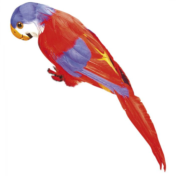 PAPPAGALLO DECORATIVO ROSSO