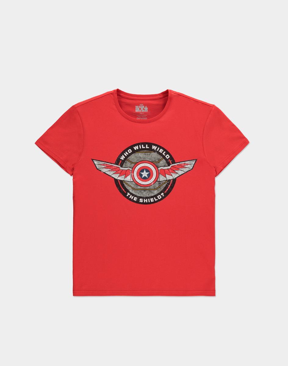Abbigliamento Marvel: Falcon & The Winter Soldier Red (T-Shirt Unisex Tg. M)
