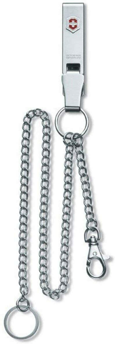VICTORINOX - 4.1860 - Multiclip PortaChiavi di Colore Grigio Unisex Taglia M