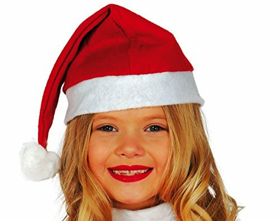 NATALE CAPPELLO DA BABBO NATALE TAGLIA BAMBINO SANTA CLAUS HAT CHILD SIZE 41562