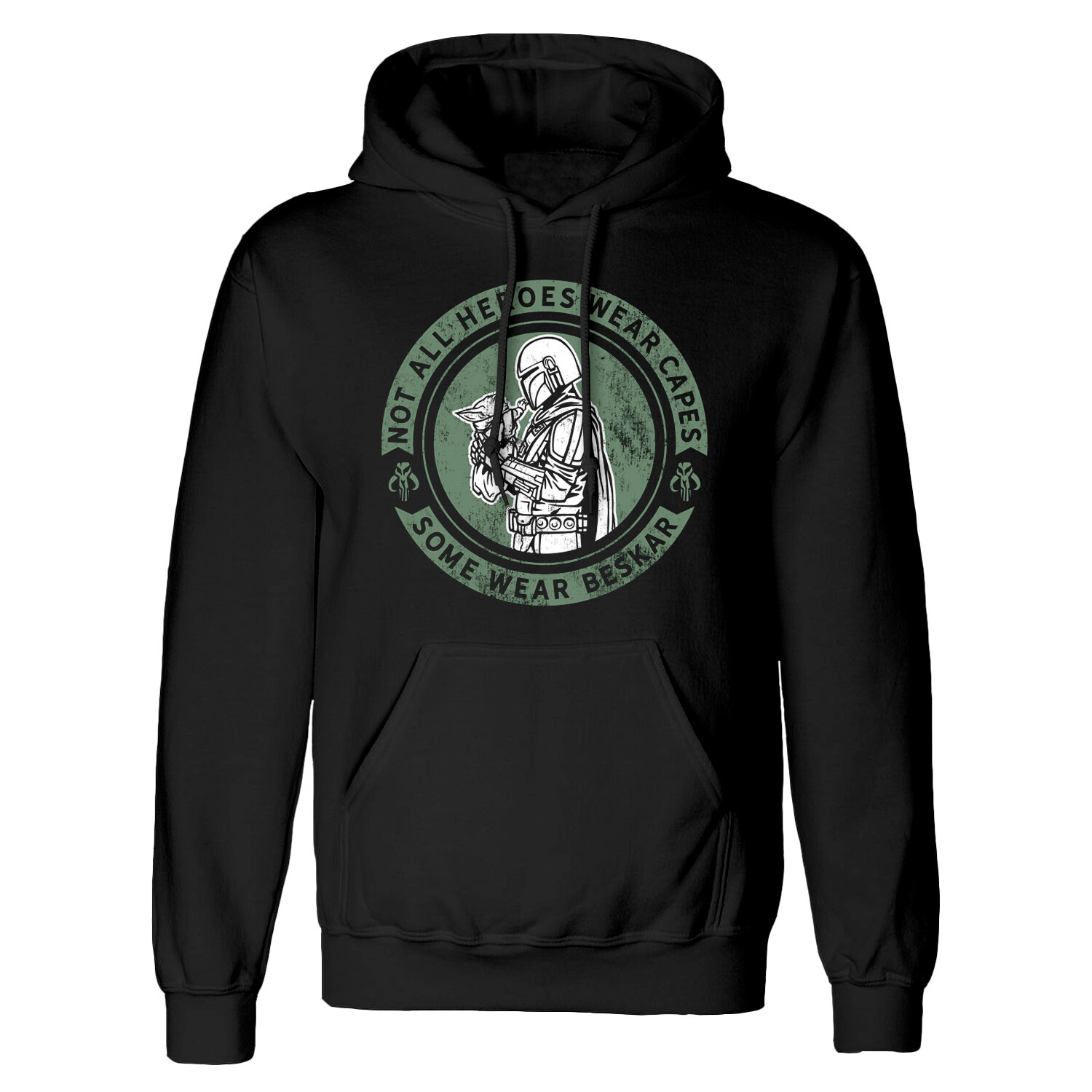 Abbigliamento Star Wars: The Mandalorian - Wear Beskar (Felpa Con Cappuccio Unis