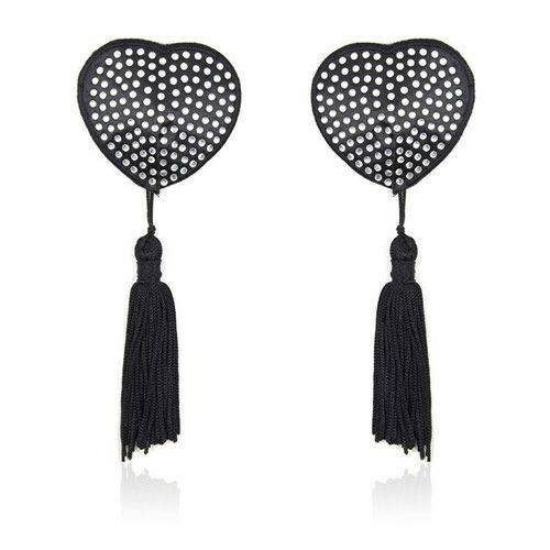 Copricapezzoli Heart Shine Black