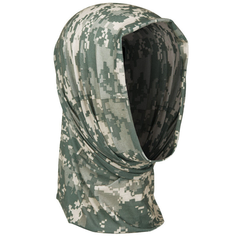 Combat Sciarpa Versatile Headgear Pac Headwrap Maschera Fascia Acu Digital Camo