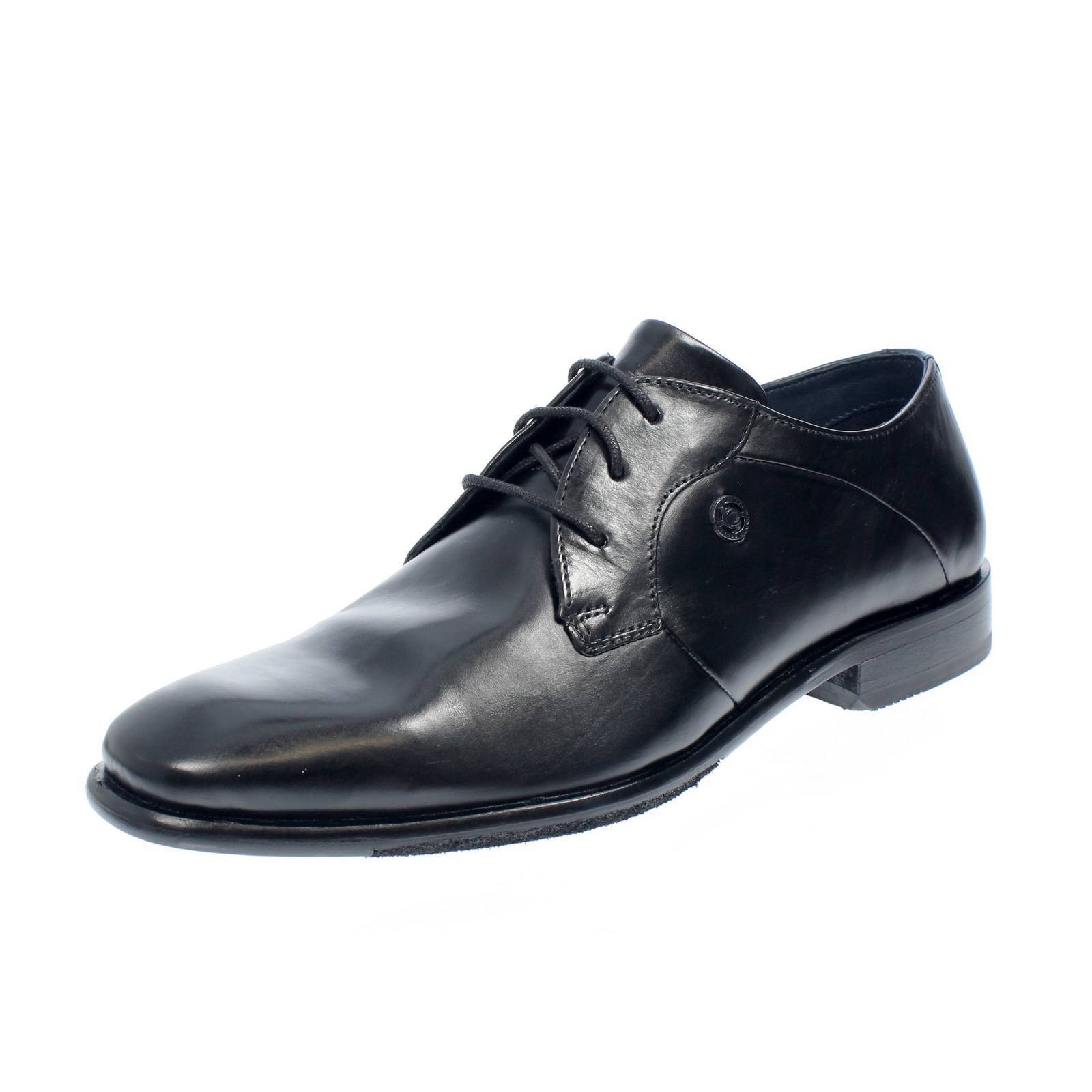Bugatti Mansueto Flex - Stringata Derby In Pelle Nero - Taglia 44 [29.3cm] Uomo
