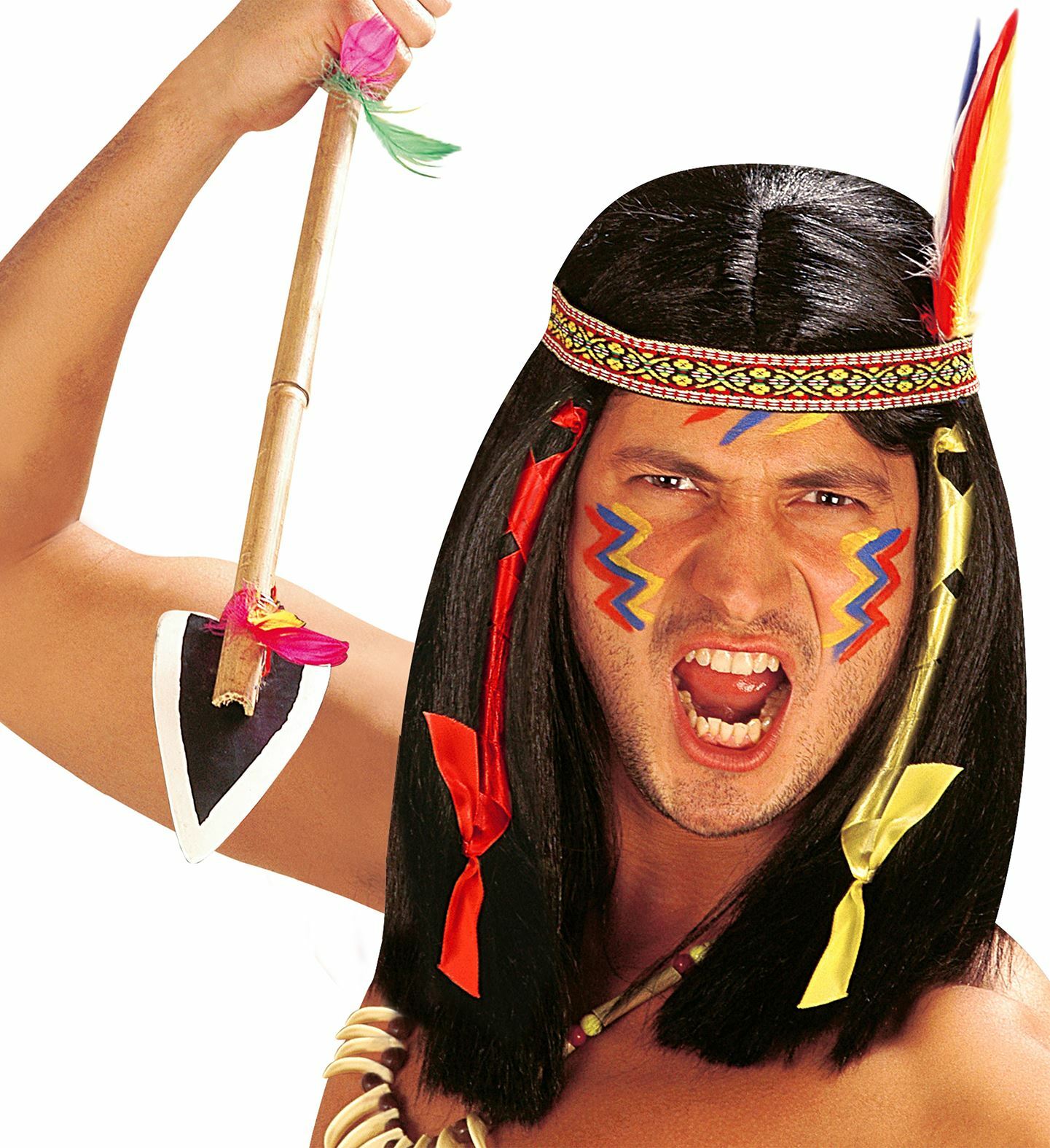 PARRUCCA INDIANO COMANCHE CARNEVALE