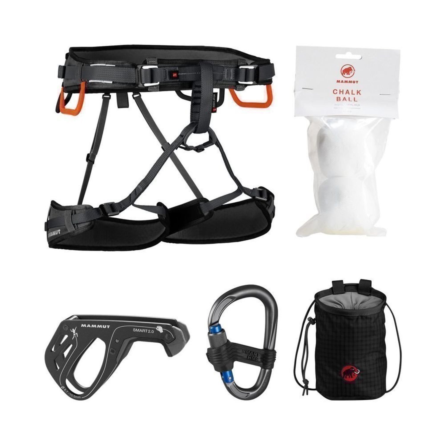Mammut ophir 4 slide climbing package kit arrampicata imbrago magnesite porta...