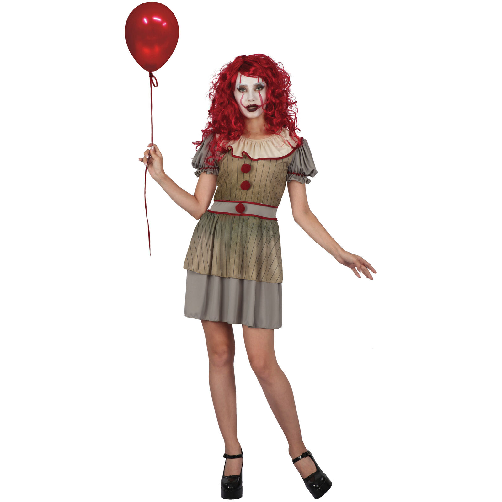 Ciao Horror Creepy Clown Costume Donna Taglia Unica