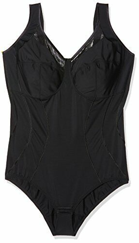 Anita Komfort-Korselett Clara, Body da Donna, nero (schwarz 001), Taglia (C6o)