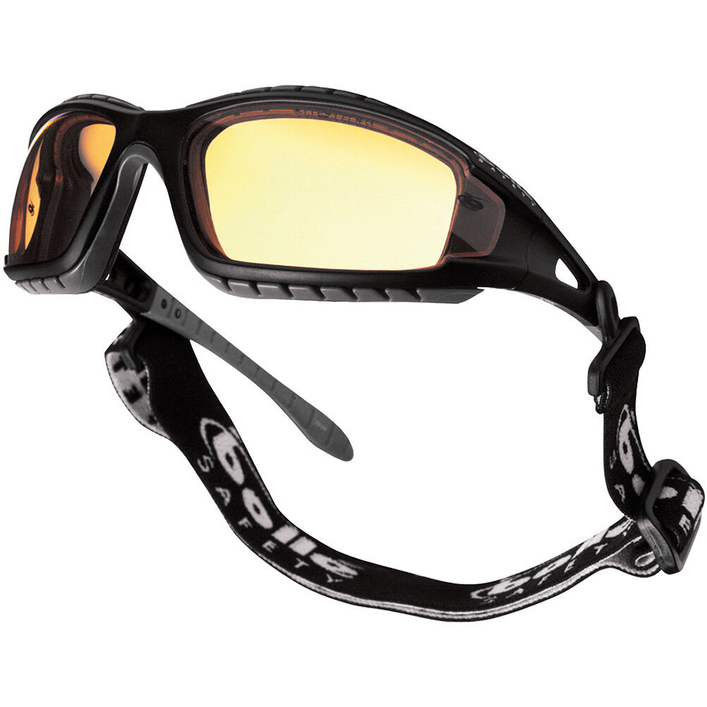 Bolle Tracker Ii Occhiali Tattici Occhiali Giallo Lens Black Frame Fascia
