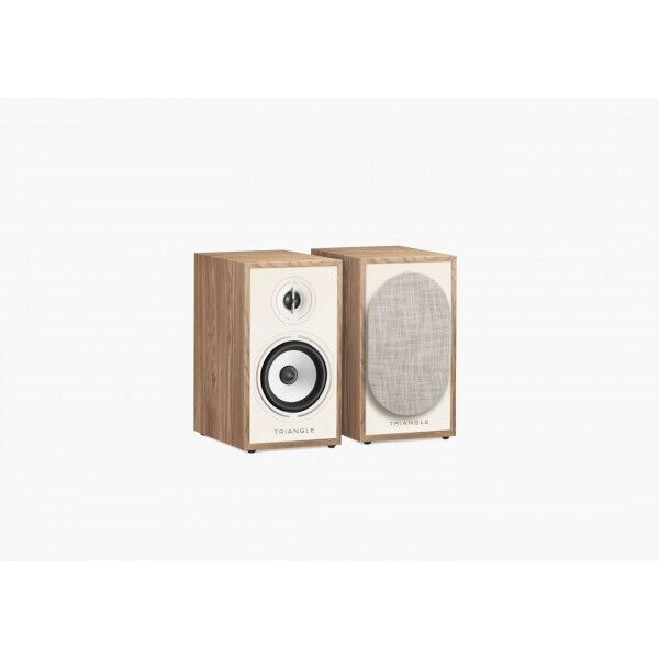 TRIANGLE BOREA ACTIVE BR03 BT LIGHT OAK WIRELESS BLUETOOTH BOOKSHELF SPEAKER NEW