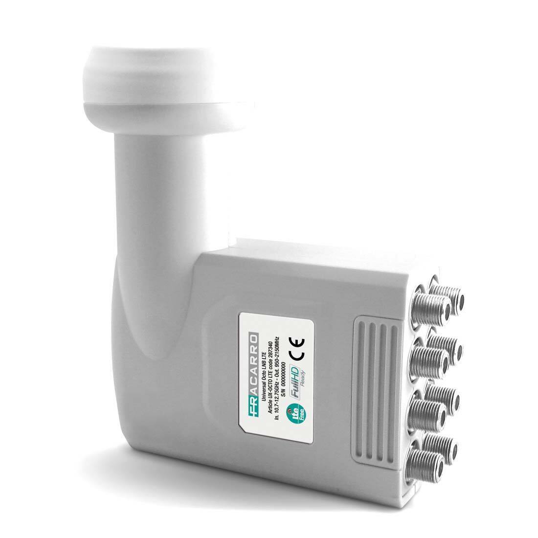 Fracarro 287340 UX-OCTO LTE LNB Octo Con 8 Uscite Universale Filtro LTE