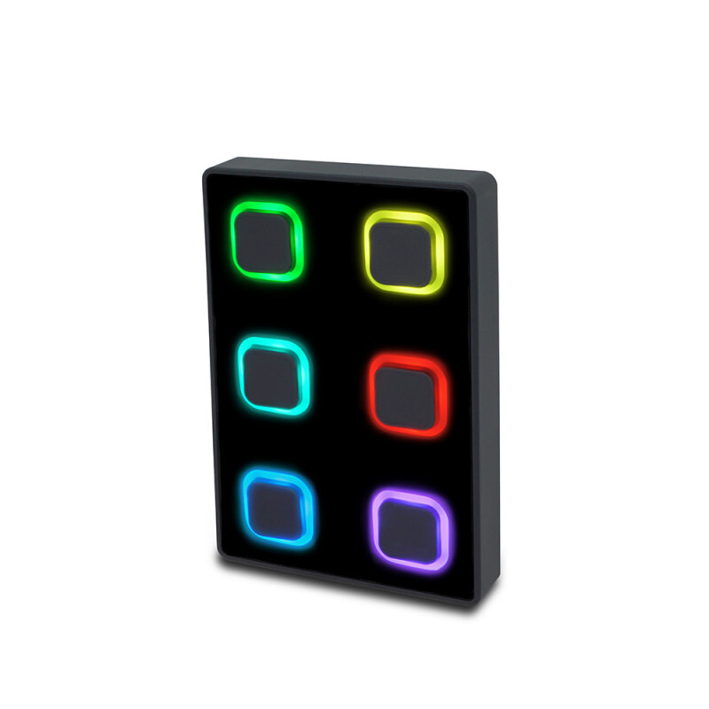 Visual Productions B-Station2 Wall-mount panel with backlit push-buttons Wall-mo