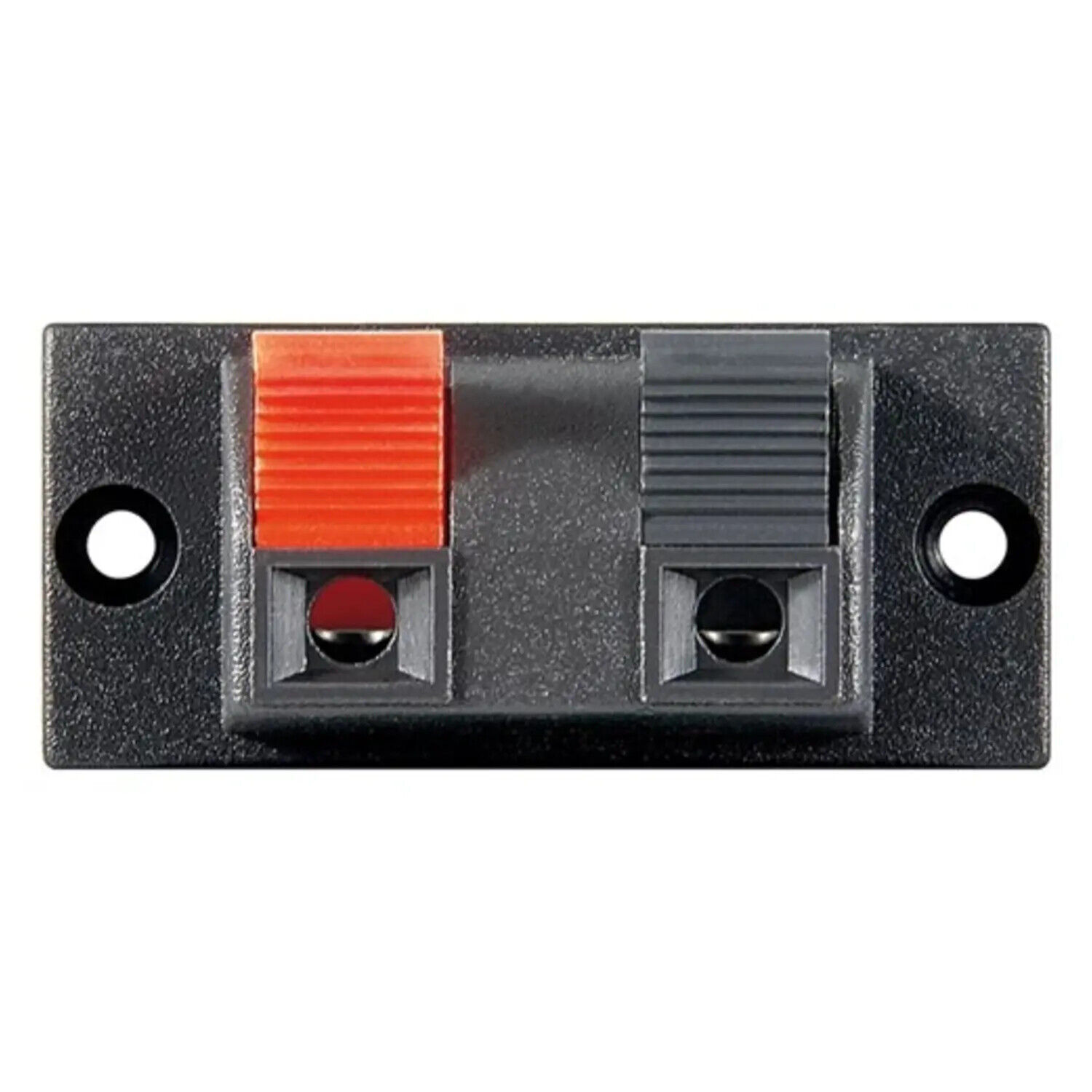 morsettiera altoparlanti audio 2 poli cassa acustica impianto audio 2 fori rett