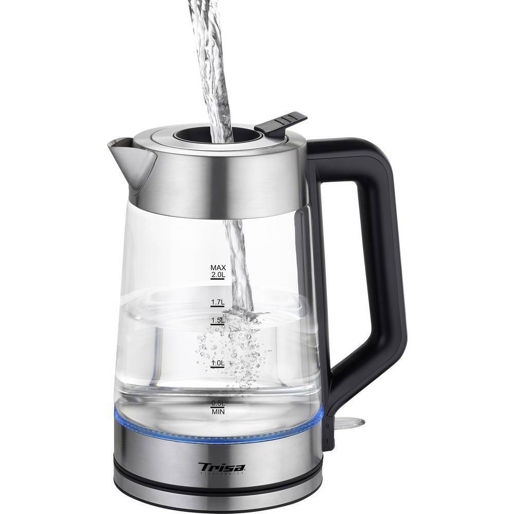 Trisa Easy Fill 2L Bollitore senza filo acciaio inox