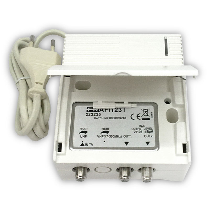 Fracarro AFI123T CENTRALINO AMPLIFICATORE TV/DTT FRACARRO 1IN - 2OUT